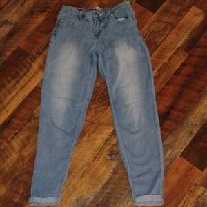 1st Kiss Light Blue Booty Booster Jean Leggings super Stretchy